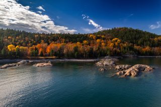 Sugar Loaf Mountain Drone photo taken from sugar loaf mountain in marquette michigan Z.A. Studios